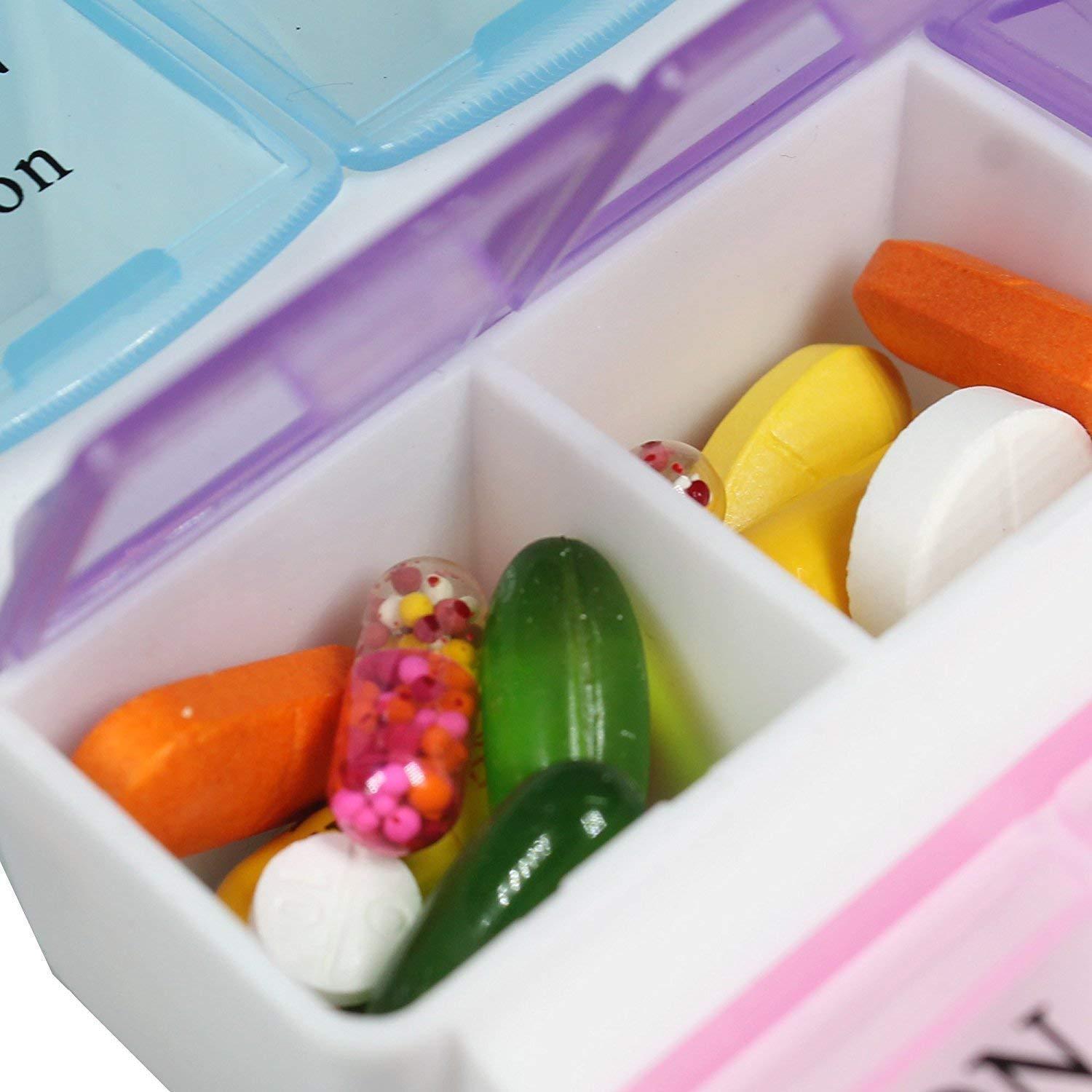 Weekly Pill Case 28 - Slot Medicine Organizer - infinityexculsivestore.com
