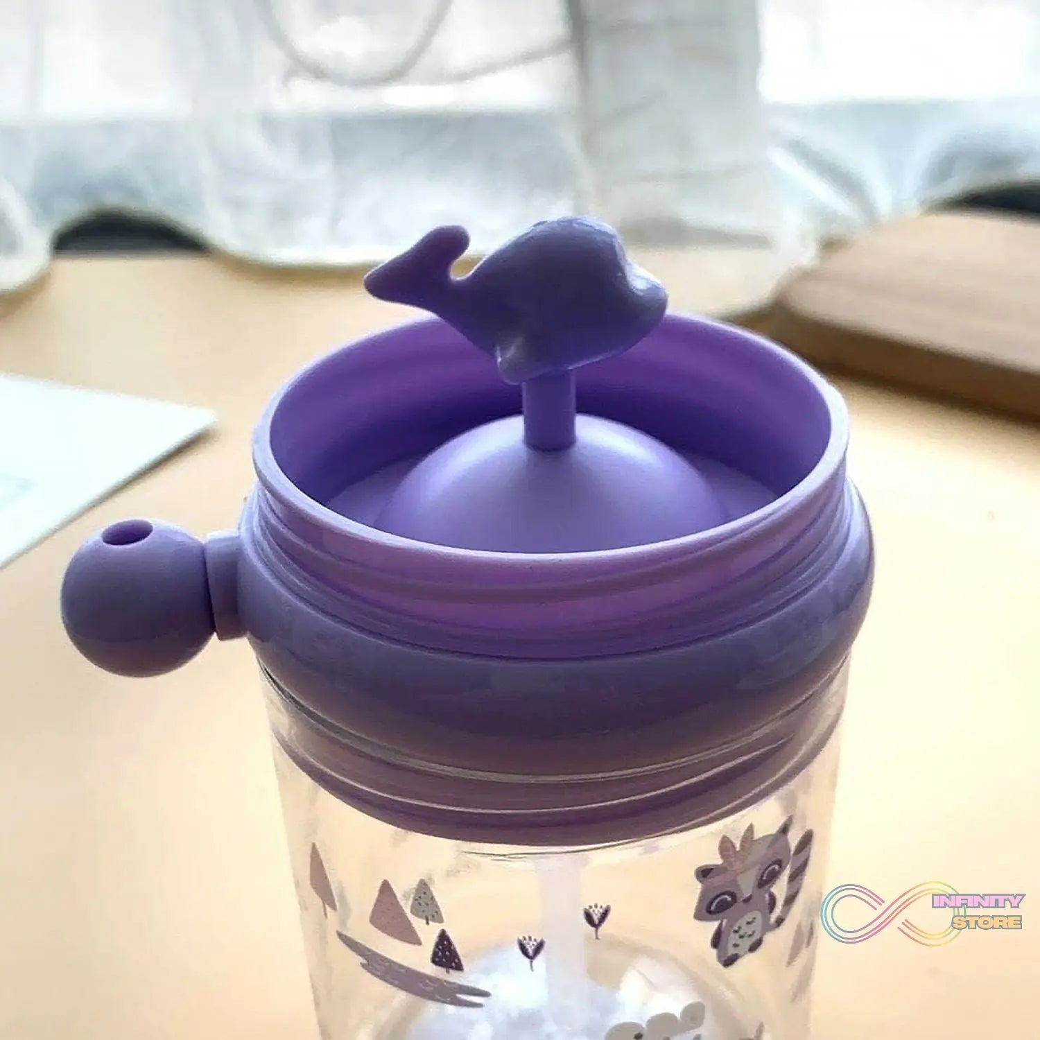 Whale Spray Sippy Cup (1 Pc): Straw, Lid, Spill - Proof, Fun Water Play - infinityexculsivestore.com
