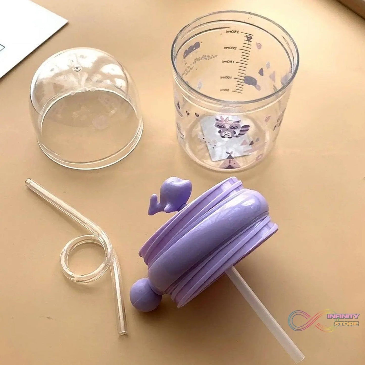 Whale Spray Sippy Cup (1 Pc): Straw, Lid, Spill - Proof, Fun Water Play - infinityexculsivestore.com