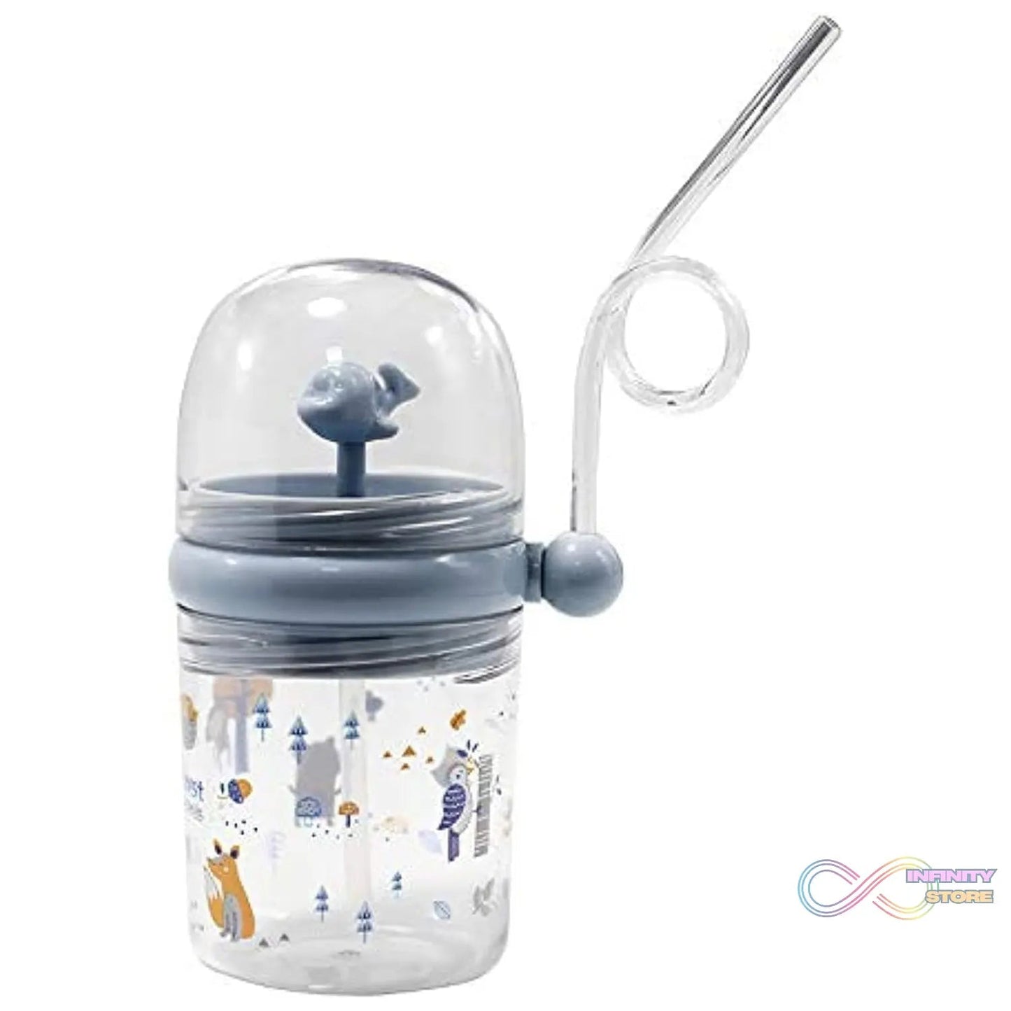 Whale Spray Sippy Cup (1 Pc): Straw, Lid, Spill - Proof, Fun Water Play - infinityexculsivestore.com