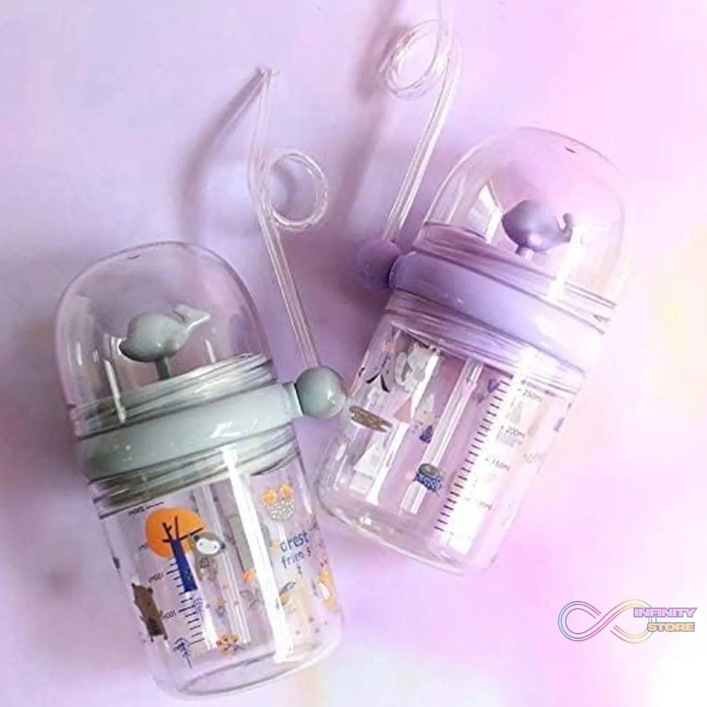 Whale Spray Sippy Cup (1 Pc): Straw, Lid, Spill - Proof, Fun Water Play - infinityexculsivestore.com