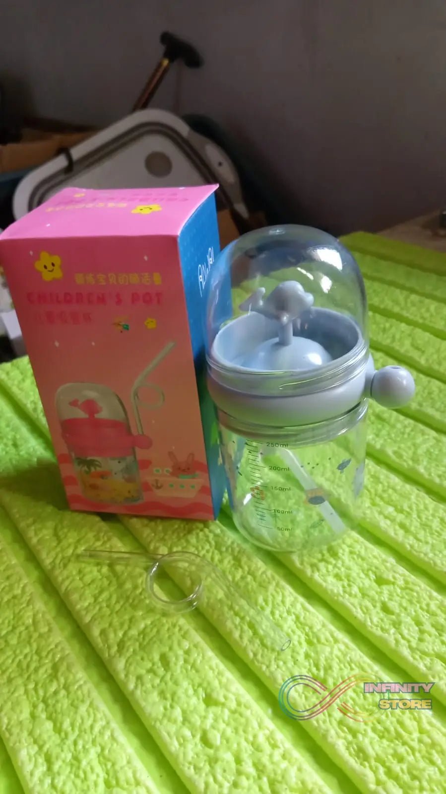 Whale Spray Sippy Cup (1 Pc): Straw, Lid, Spill - Proof, Fun Water Play - infinityexculsivestore.com