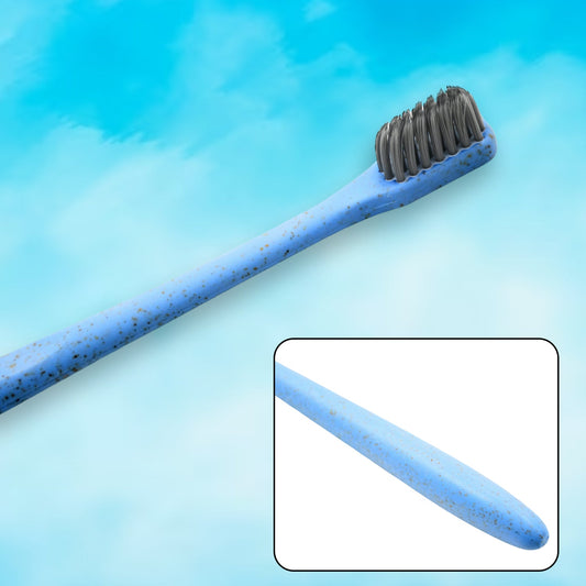 Wheat Straw Toothbrush Women Men Soft - bristle Toothbrush Oral Care Tooth Brush Manual Toothbrush for Deep Cleaning, Dental Care (1 Pc) - infinityexculsivestore.com
