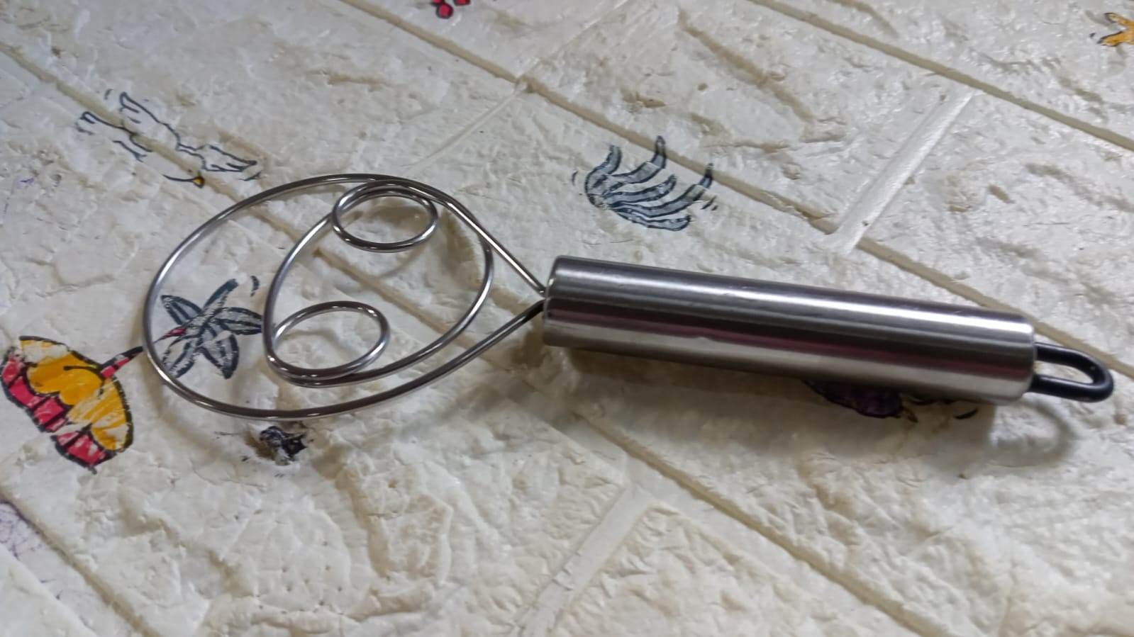 Dough Whisk, Premium Stainless Steel Dutch Whisk, Dough Hand Mixer Artisan Blender For Egg, Bread, Cake, Pastry, Pizza Dough - Perfect Baking Tools, Whisking, Tirring Kitchen Tools (1 Pc) - infinityexculsivestore.com