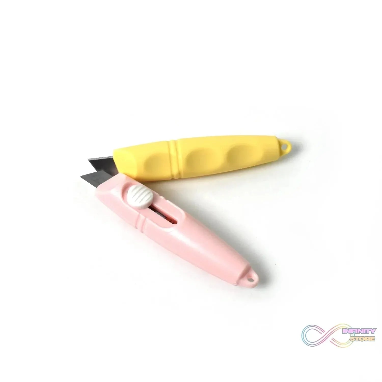 Whistle Shaped Cute Utility Knives Keychain, Portable Mail Opener (2 Pcs Set) - infinityexculsivestore.com