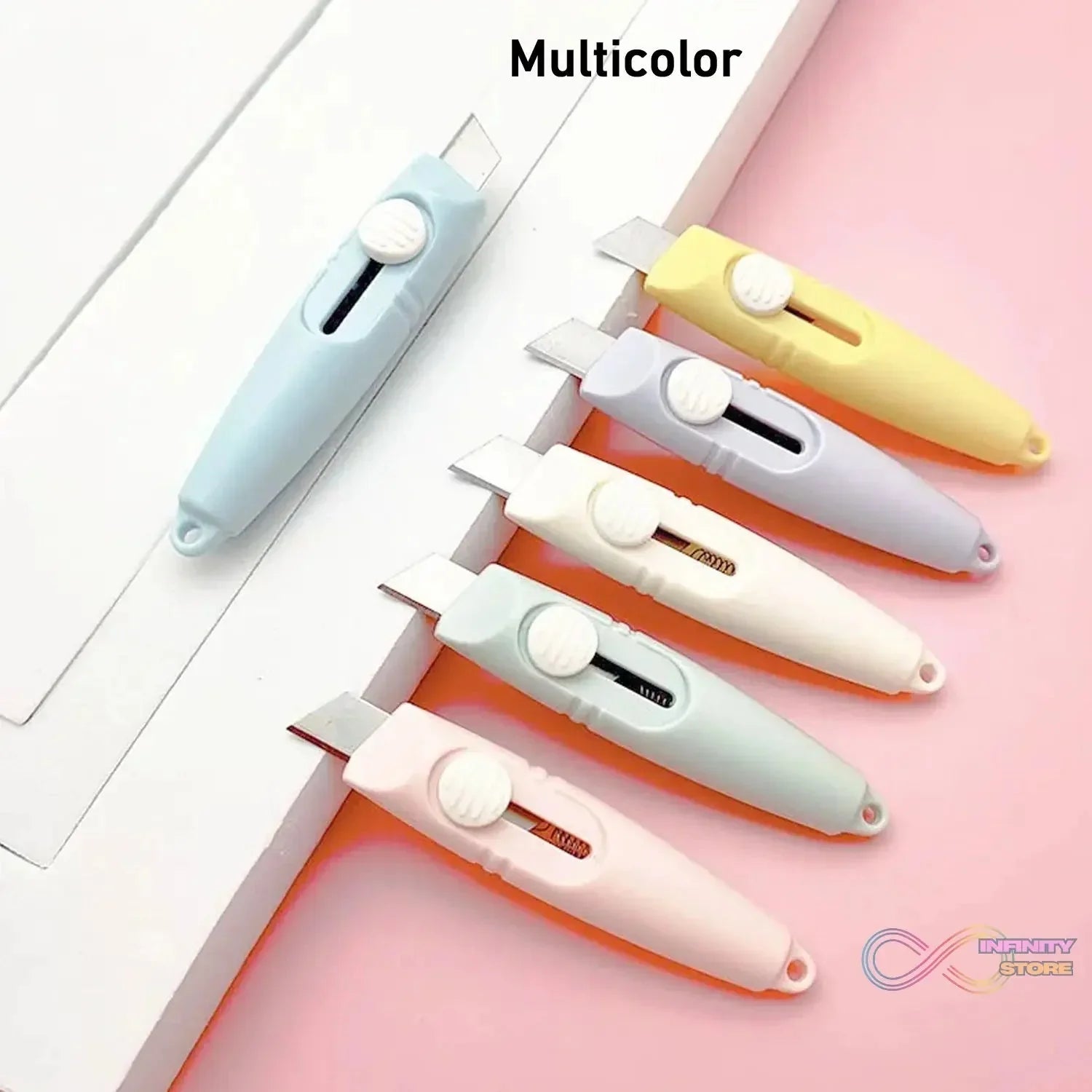 Whistle Shaped Cute Utility Knives Keychain, Portable Mail Opener (2 Pcs Set) - infinityexculsivestore.com