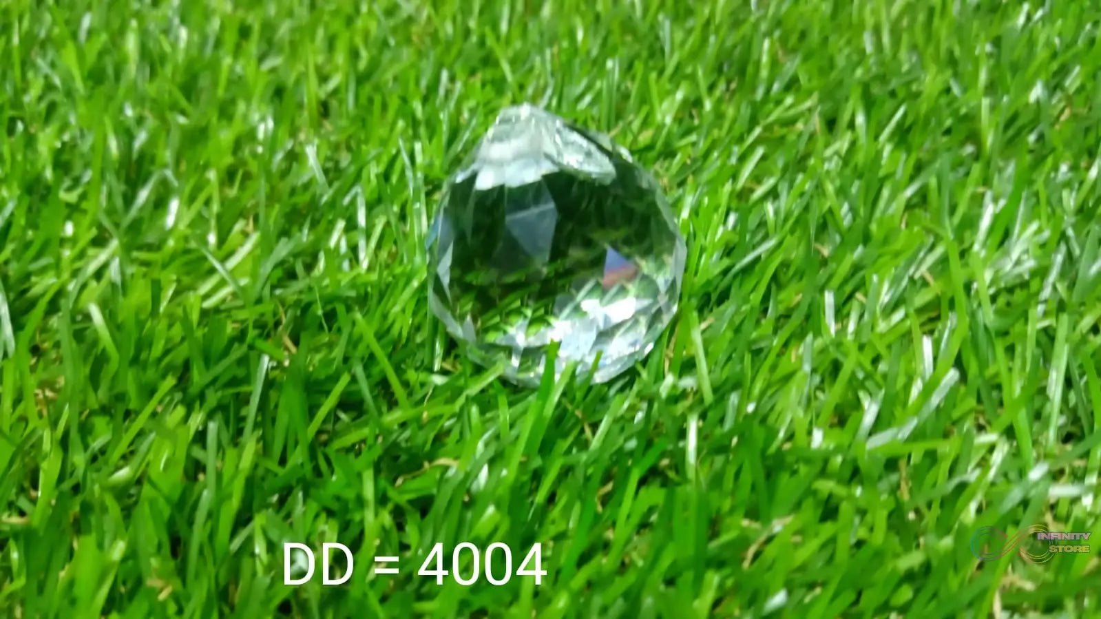 White Crystal Ball Hanging Crystal Ball for Home and Office or Car Decor. - infinityexculsivestore.com