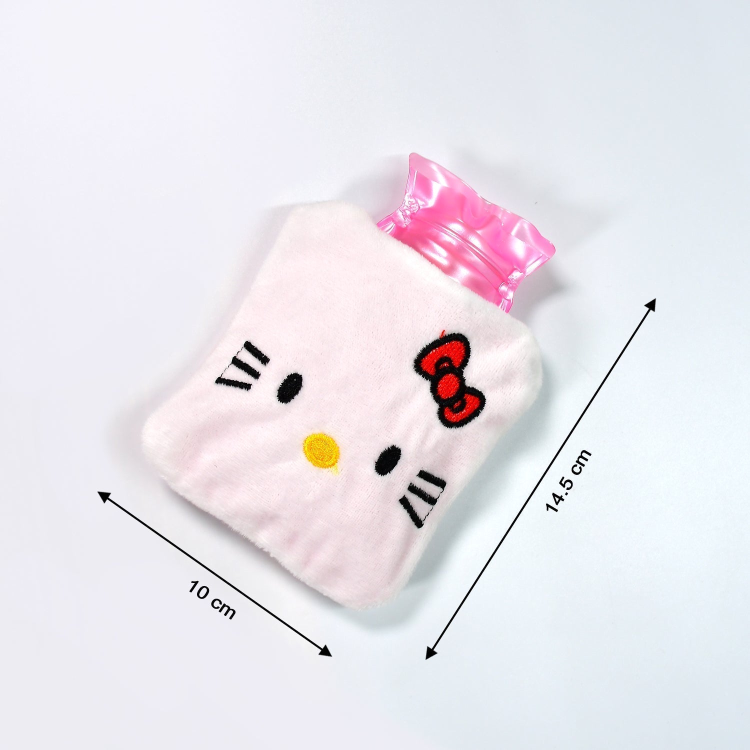White Hello Kitty small Hot Water Bag with Cover for Pain Relief, Neck, Shoulder Pain and Hand, Feet Warmer, Menstrual Cramps. - infinityexculsivestore.com