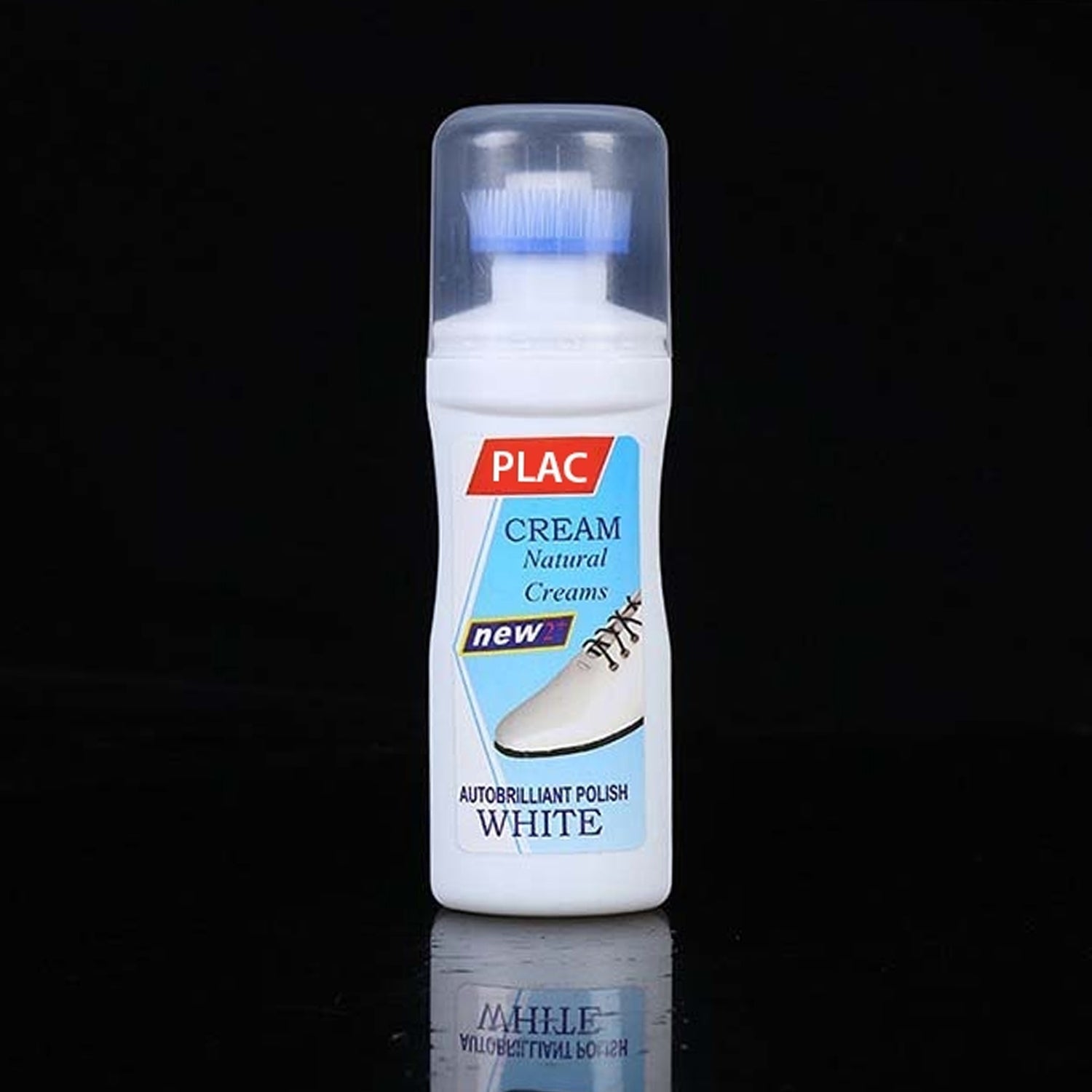 White Shoe Brightener with Removal of Dirt and Whitening Function White Shoes Cleaner with Brush Head for Dirty Shoe Polish Natural Waxes (75 ML) - infinityexculsivestore.com