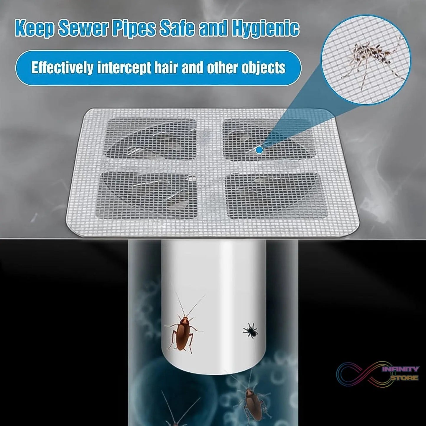 Window Screen Mesh Hole Repair Kit Patch Adhesive (10×10 CM / 10 Pcs Set) - infinityexculsivestore.com