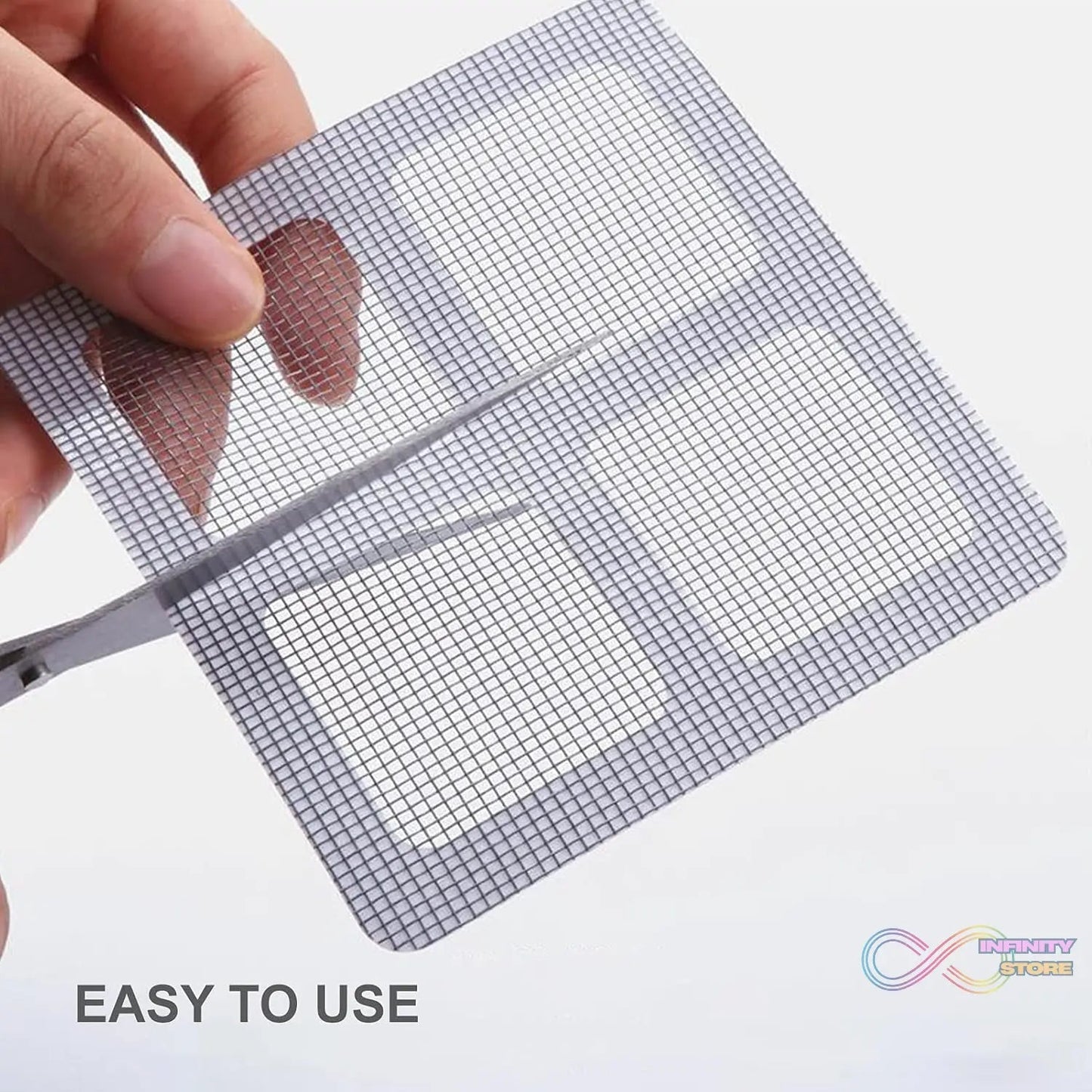 Window Screen Repair Tape (1 Pc / 4 × 4 Inch) - infinityexculsivestore.com