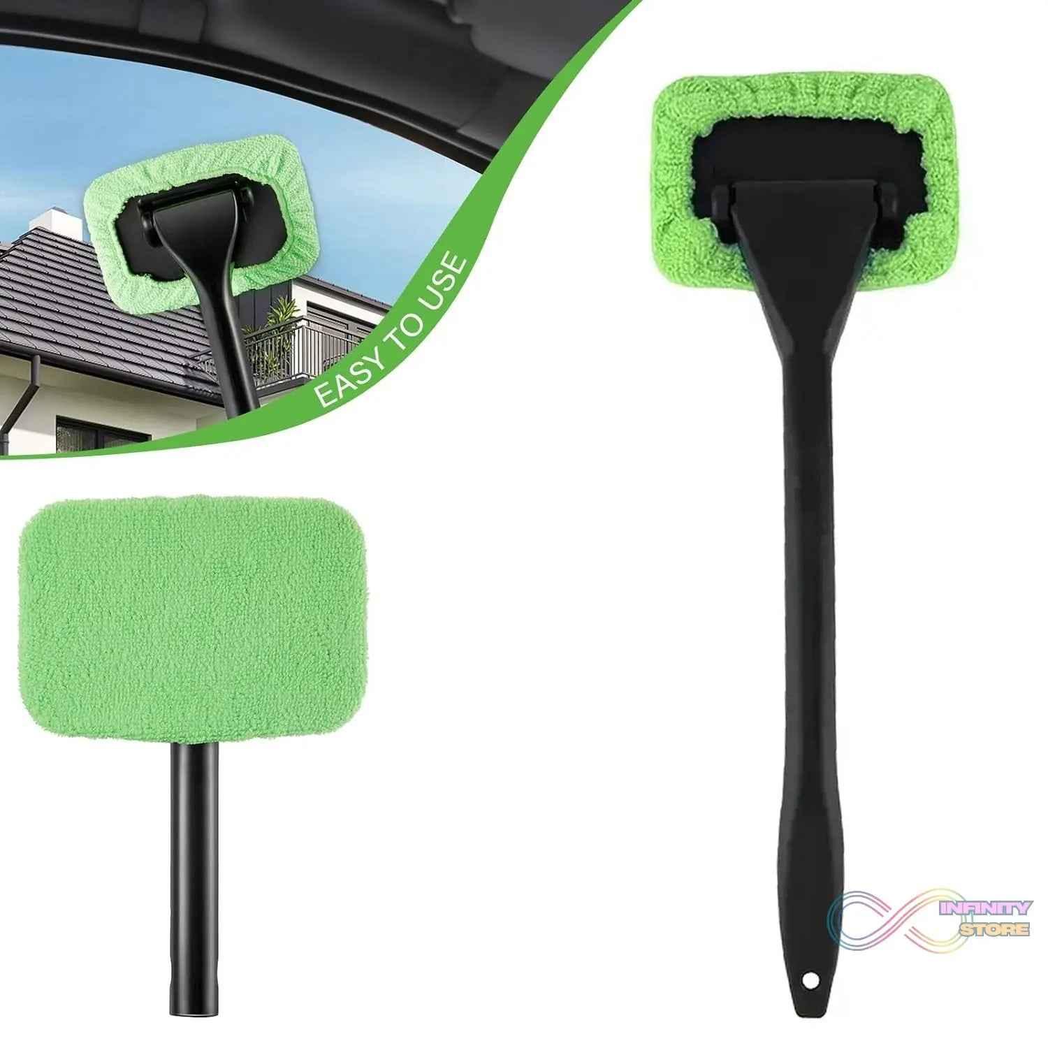 Windshield Clean Car Glass Cleaner Wiper With 1 Extra Microfiber Cloth (1 Pc / 38 Cm Long) - infinityexculsivestore.com