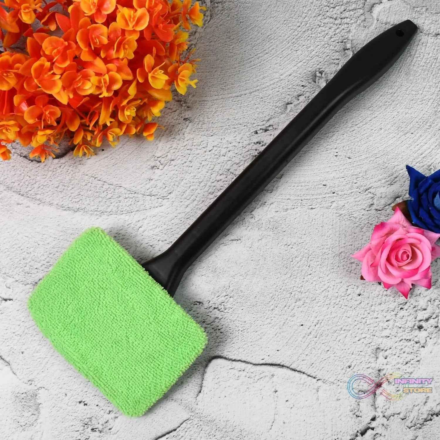 Windshield Clean Car Glass Cleaner Wiper With 1 Extra Microfiber Cloth (1 Pc / 38 Cm Long) - infinityexculsivestore.com