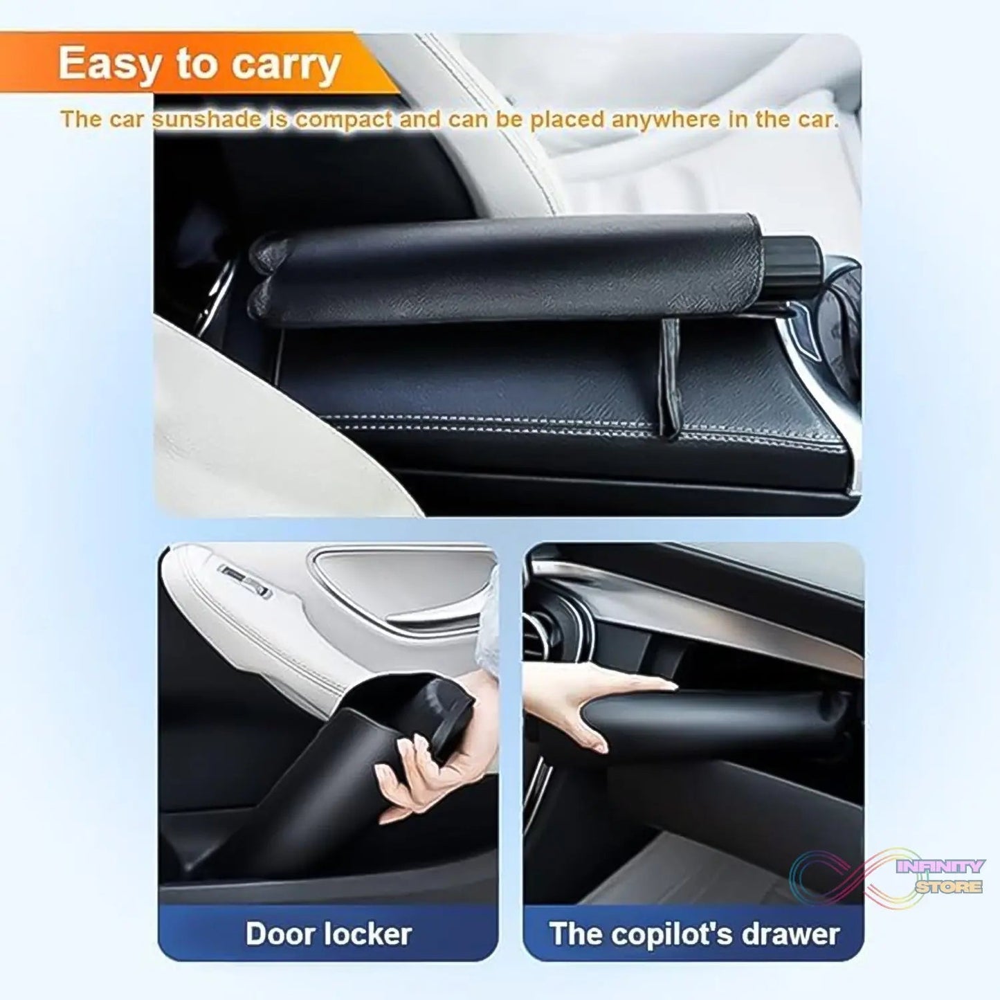 Windshield Umbrella Sun Shade Cover for Car (1 Pc) - infinityexculsivestore.com