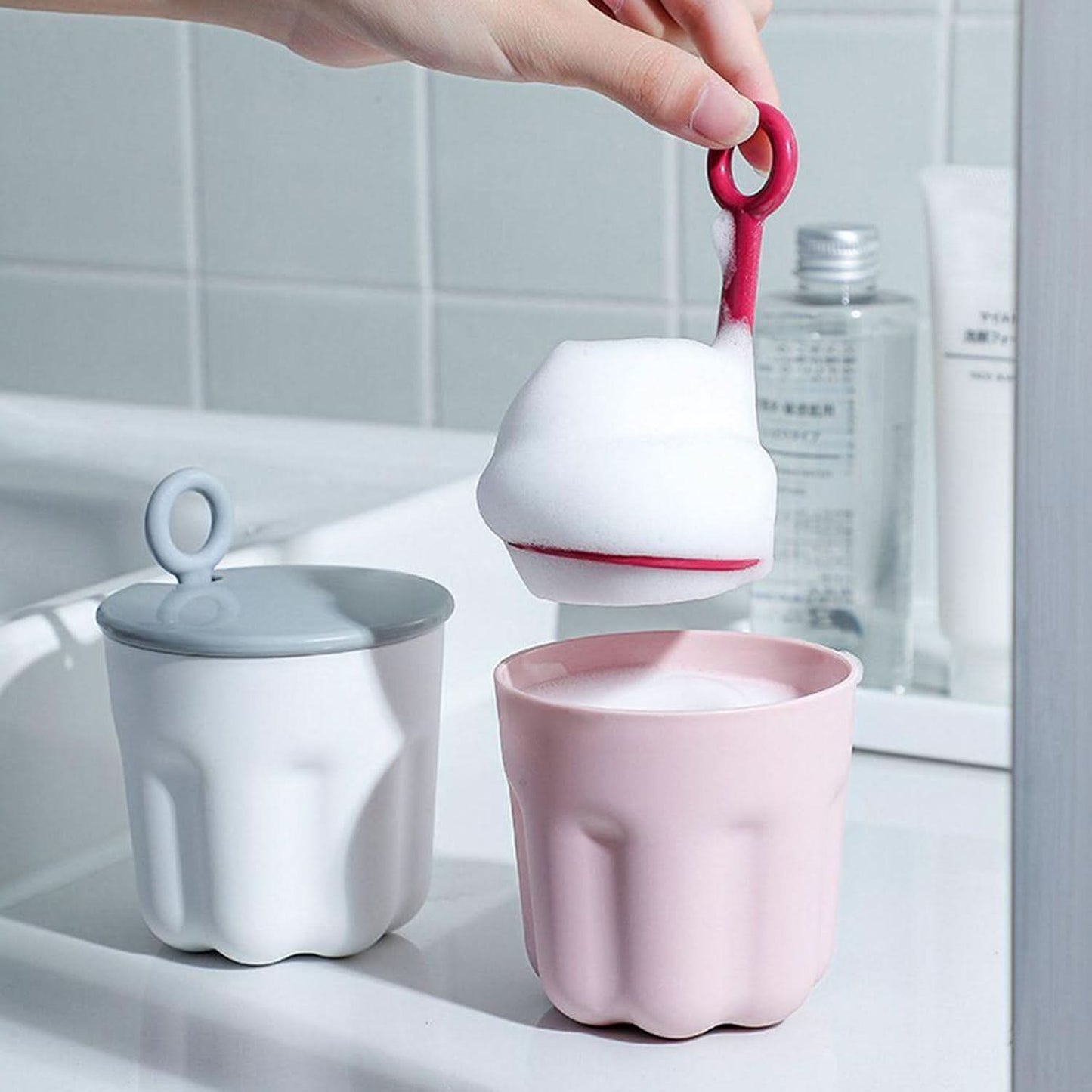 Winter Facial Cleanser Foaming Shaker Washing Artifact Bubble Foaming Foaming Winter Summer Warm Fluffy - infinityexculsivestore.com