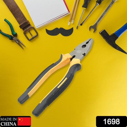 Wire Beading Featured Repair Tool Serrated reliable efficacy Jaws Combination Cutting Plier, Sturdy Steel Combination Plier for Home & Professional Use 1pc - infinityexculsivestore.com