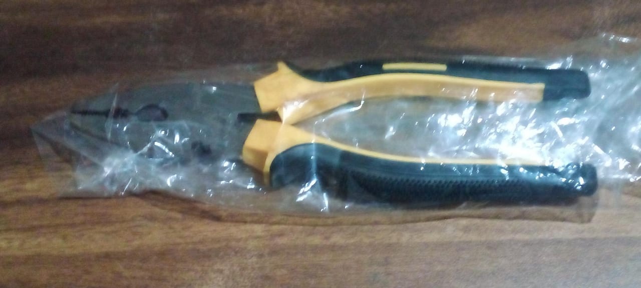 Wire Beading Featured Repair Tool Serrated reliable efficacy Jaws Combination Cutting Plier, Sturdy Steel Combination Plier for Home & Professional Use 1pc - infinityexculsivestore.com