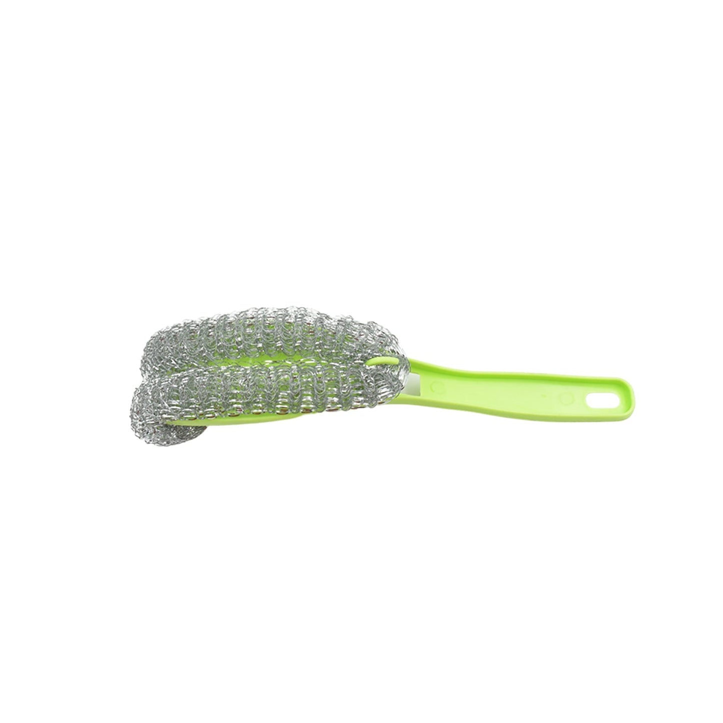 Wire Kitchen Washing Brush, Plastic Small Brush, Cleaning Brush, Bend Handle Pot Washing Brush (2 Pc) - infinityexculsivestore.com