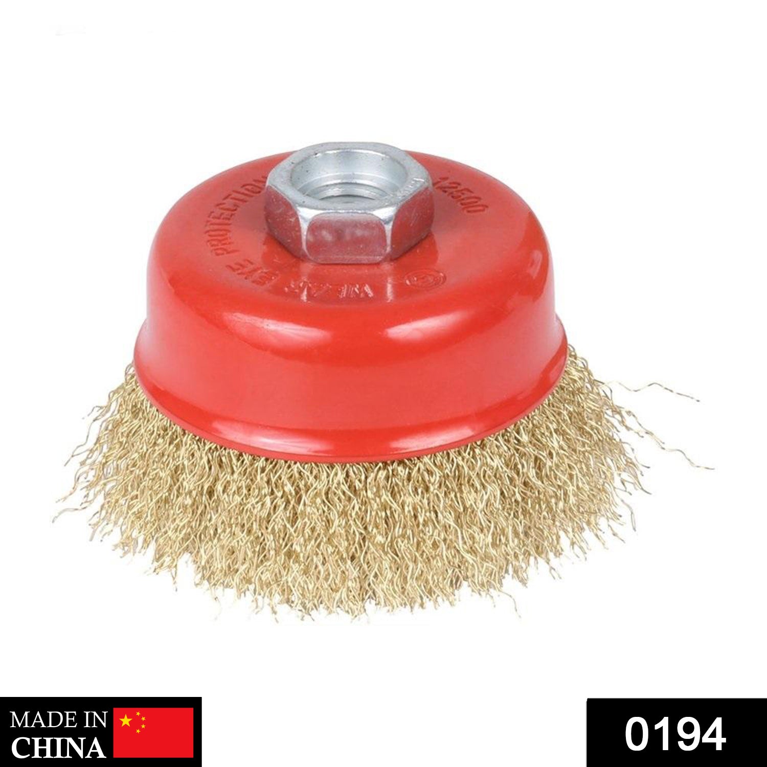 Wire Wheel Cup Brush (Gold) - infinityexculsivestore.com