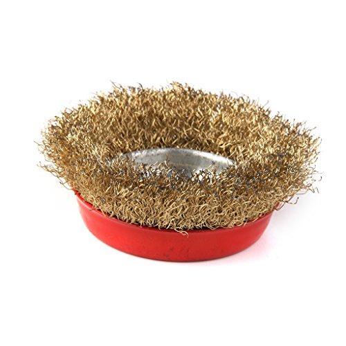 Wire Wheel Cup Brush (Gold) - infinityexculsivestore.com