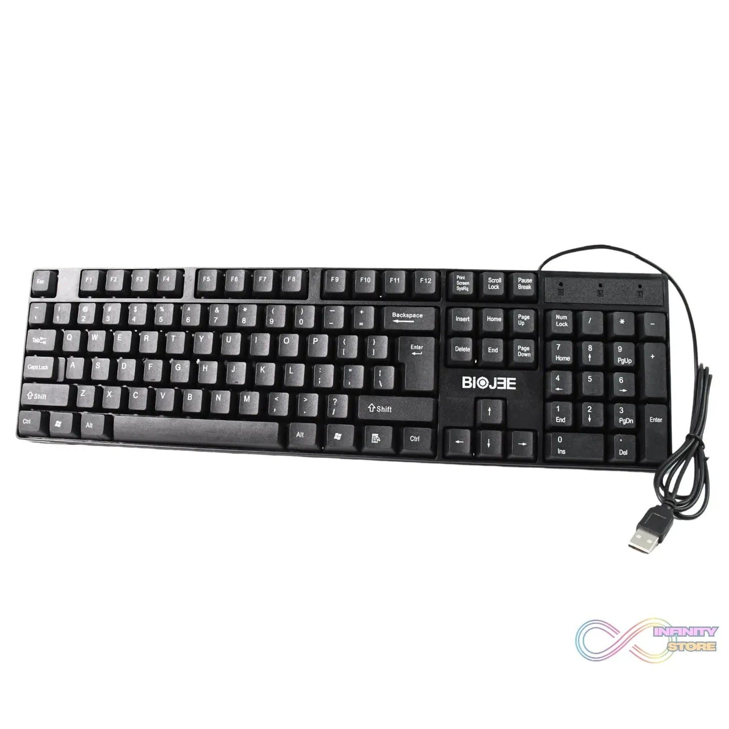 Wired USB Keyboard 104 Keys (1 Pc) - infinityexculsivestore.com