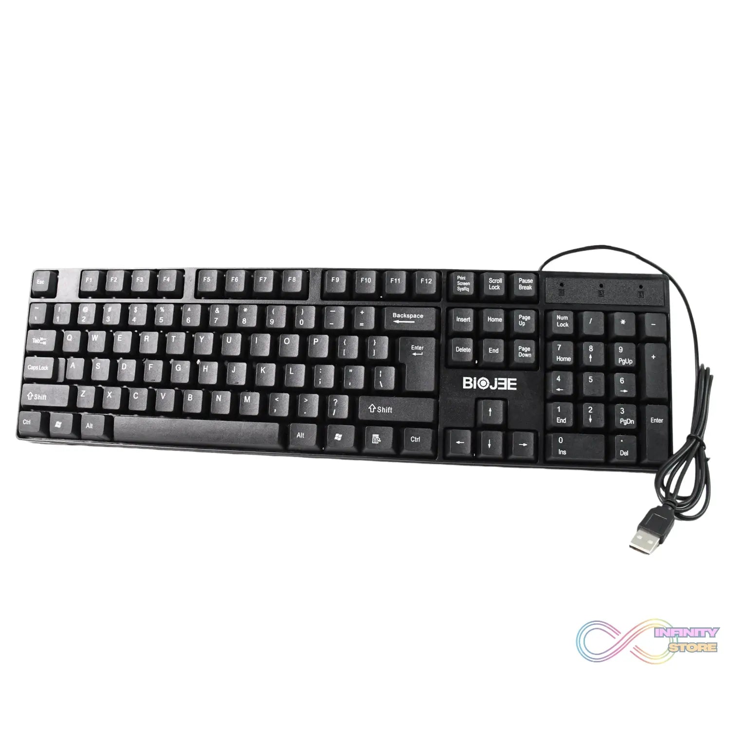 Wired USB Keyboard 104 Keys (1 Pc) - infinityexculsivestore.com