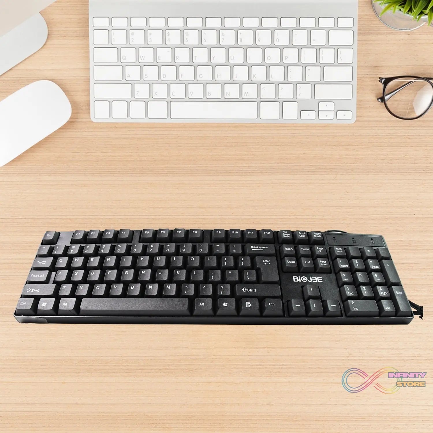 Wired USB Keyboard 104 Keys (1 Pc) - infinityexculsivestore.com