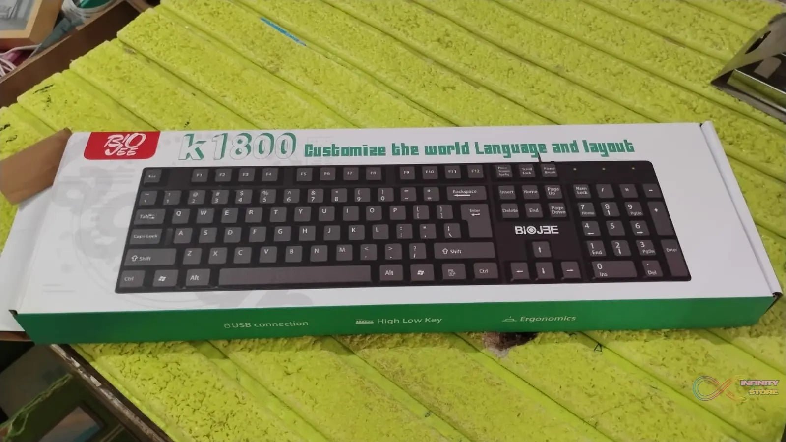 Wired USB Keyboard 104 Keys (1 Pc) - infinityexculsivestore.com