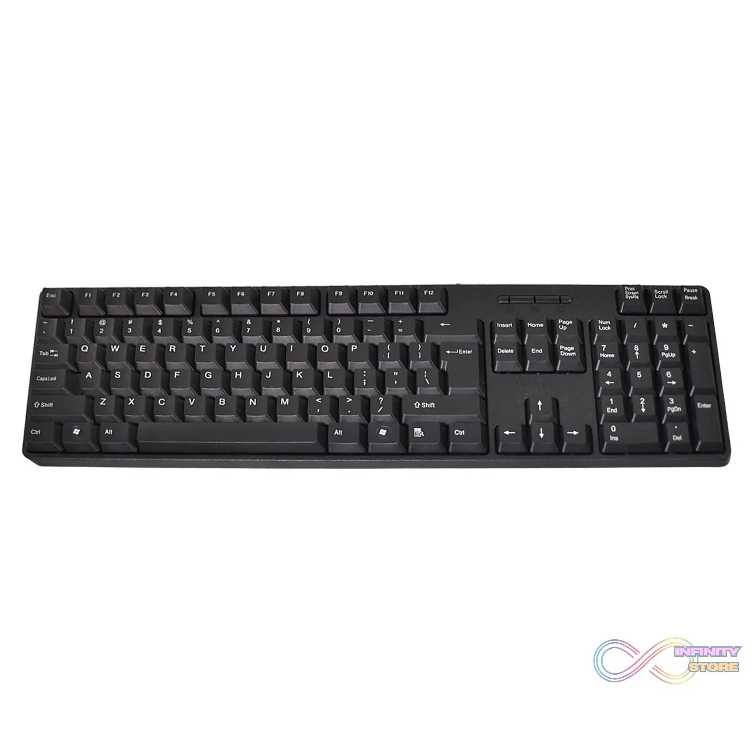 Wired USB Keyboard 107 Keys & Mouse Set (2 Pc Set) - infinityexculsivestore.com