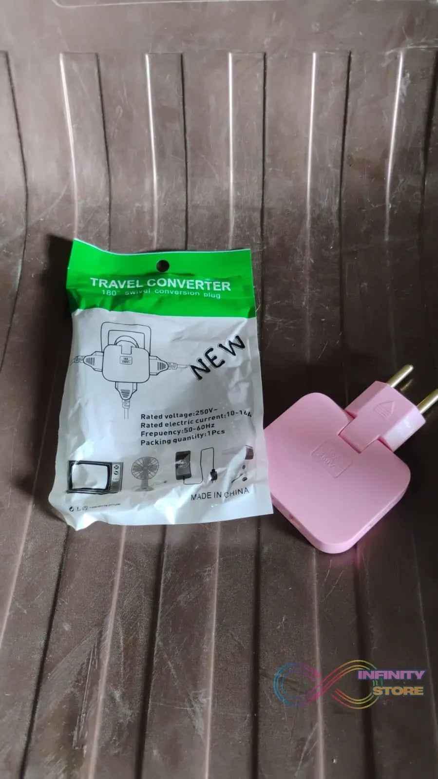 Wireless 3 in 1 Foldable Wall Plug Adapter / Socket / Converter (1 Pc) - infinityexculsivestore.com