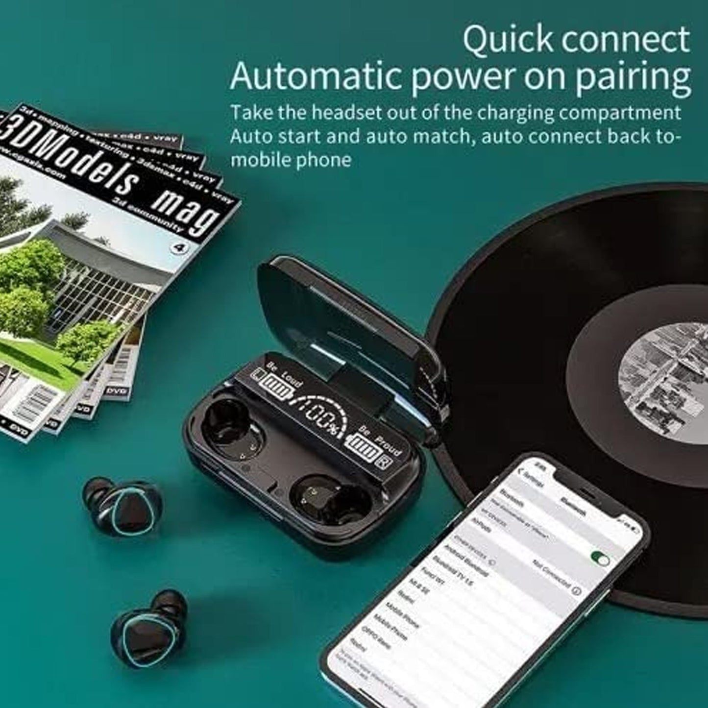 Wireless Bluetooth 5.0 In - Ear Earbuds – Mini Stereo with Mic - infinityexculsivestore.com