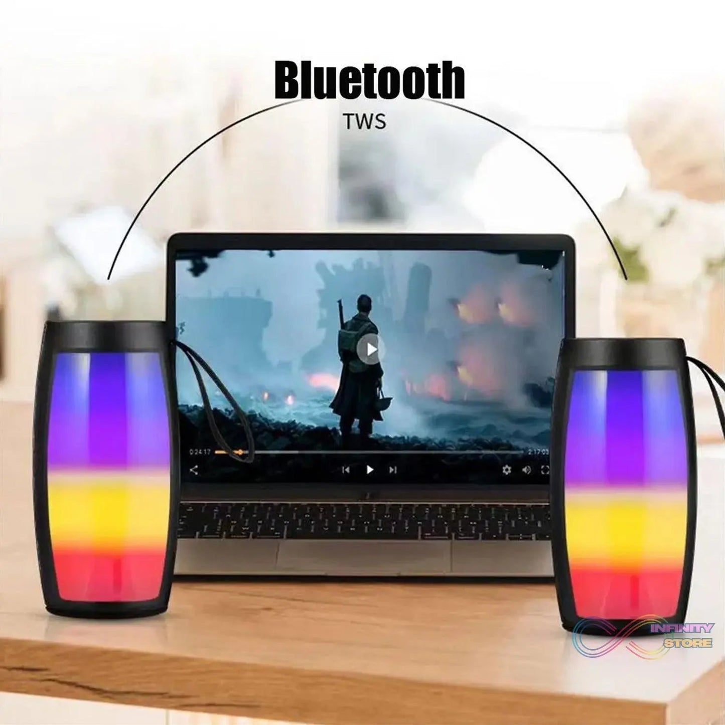 Wireless Bluetooth Speaker Disco light Speaker For Traveling , Party , Home & Office Use Best Speaker, Bluetooth speaker (Media Player) - infinityexculsivestore.com