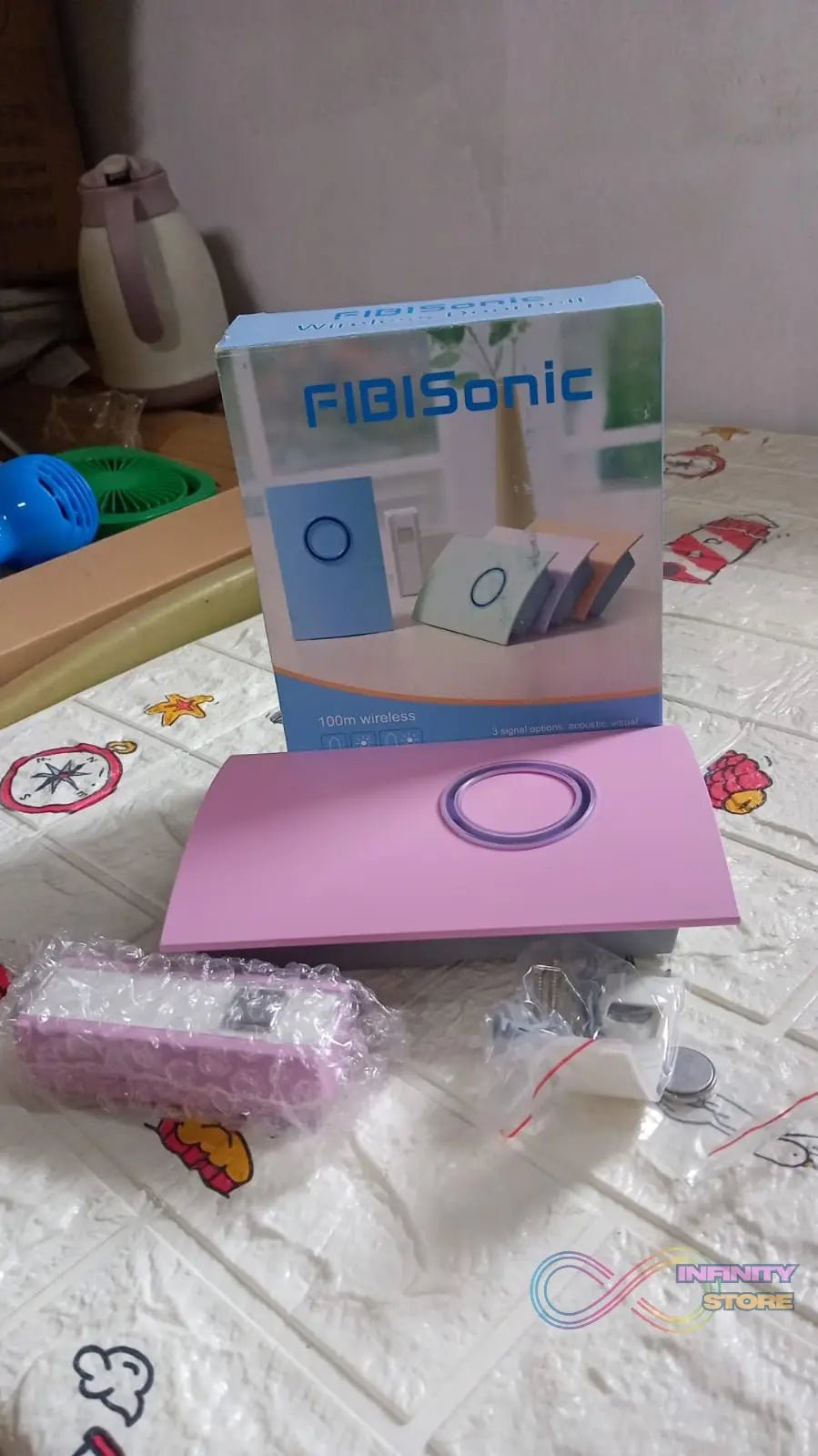 Wireless Doorbell Doorbell Button Wireless 100M Remote Waterproof Wireless Doorbell Many Tones & ip44 Waterproof Door Bell For Home - infinityexculsivestore.com