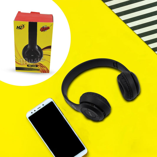 Wireless Headphone Over The Head Bluetooth Headset Foldable Headband Hands - free with Calling Function (1 Pc) - infinityexculsivestore.com