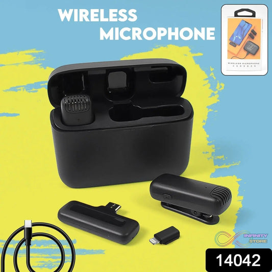 Wireless Microphones, Collar Mic for All Smart Phone / Type - C (1 Set) - infinityexculsivestore.com
