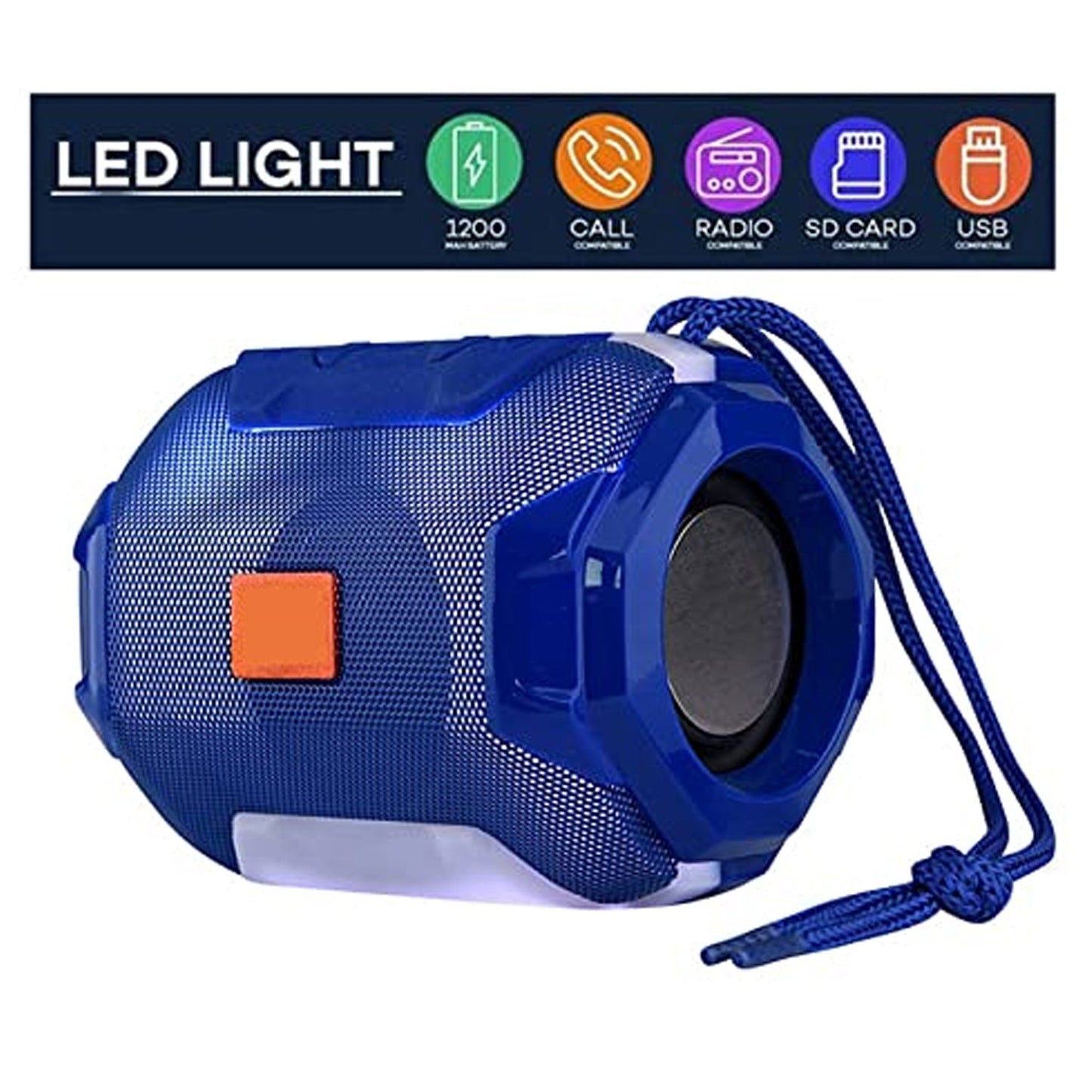 Wireless Portable Bluetooth DJ Bass Speaker , Rechargeable Media Player - infinityexculsivestore.com