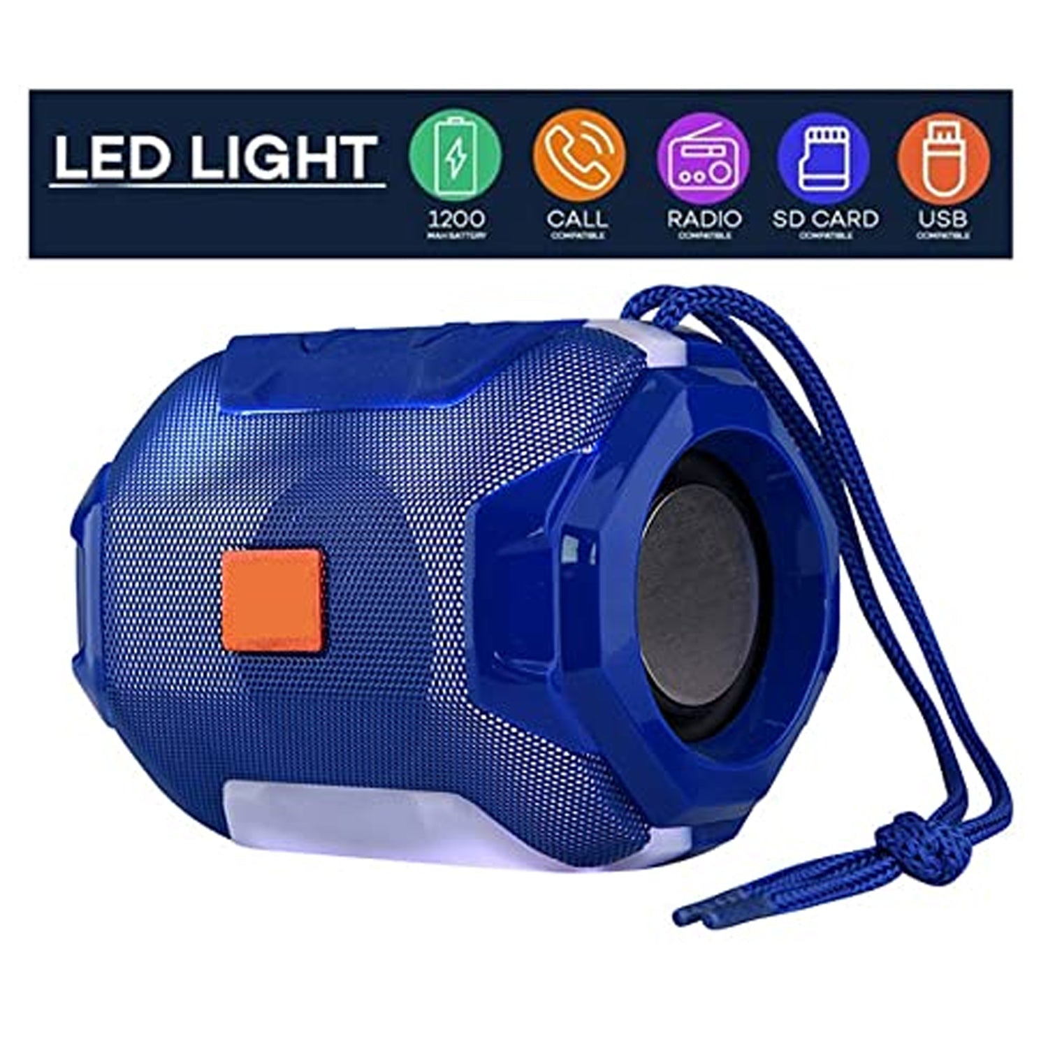 Wireless Portable Bluetooth DJ Bass Speaker , Rechargeable Media Player - infinityexculsivestore.com