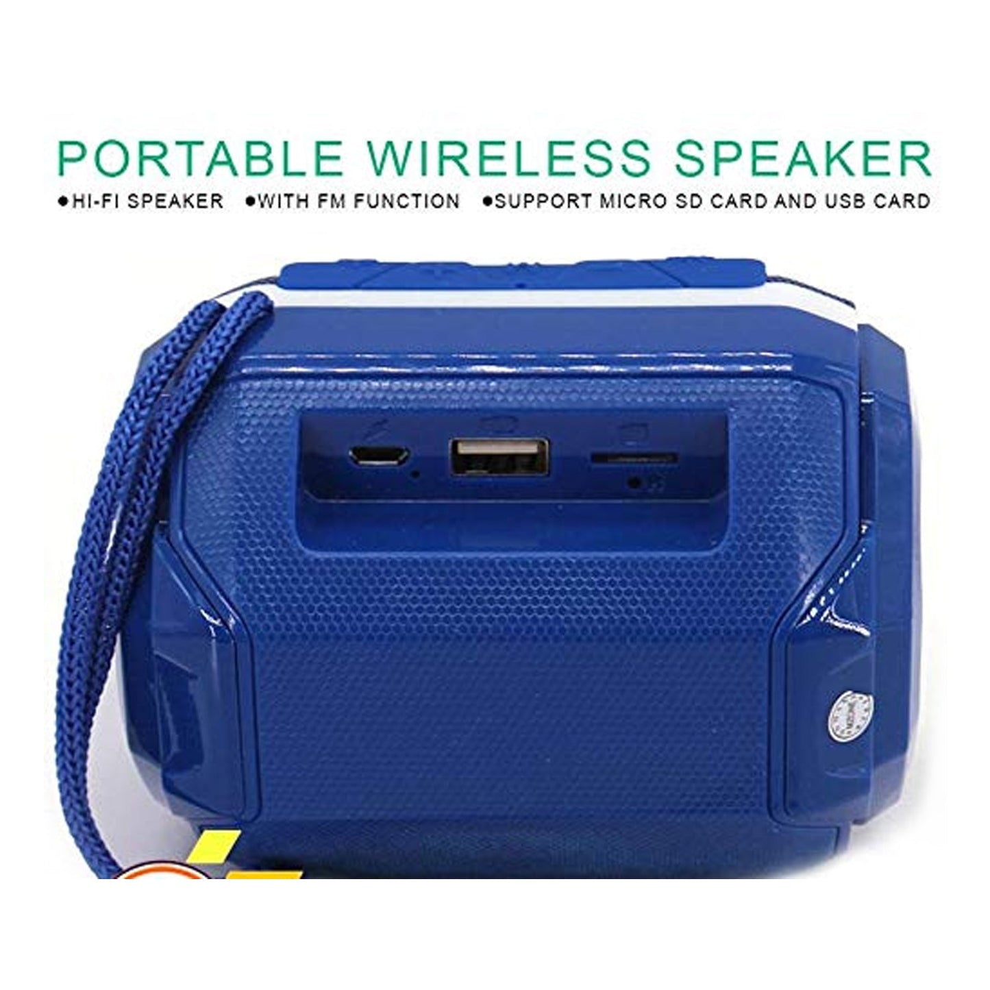 Wireless Portable Bluetooth DJ Bass Speaker , Rechargeable Media Player - infinityexculsivestore.com