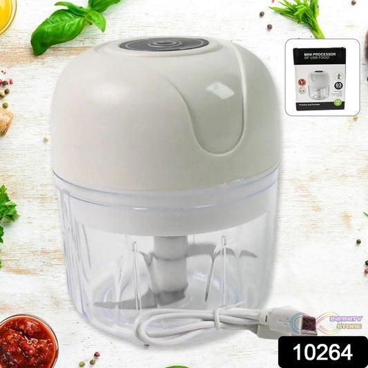 Wireless USB Rechargeable Mini Electric Garlic Machine / Chopper (250Ml) - infinityexculsivestore.com
