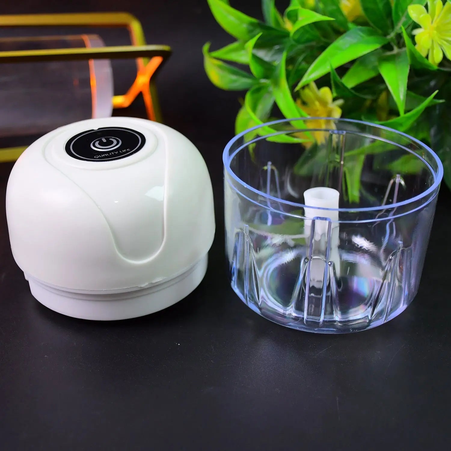 Wireless USB Rechargeable Mini Electric Garlic Machine / Chopper (250Ml) - infinityexculsivestore.com