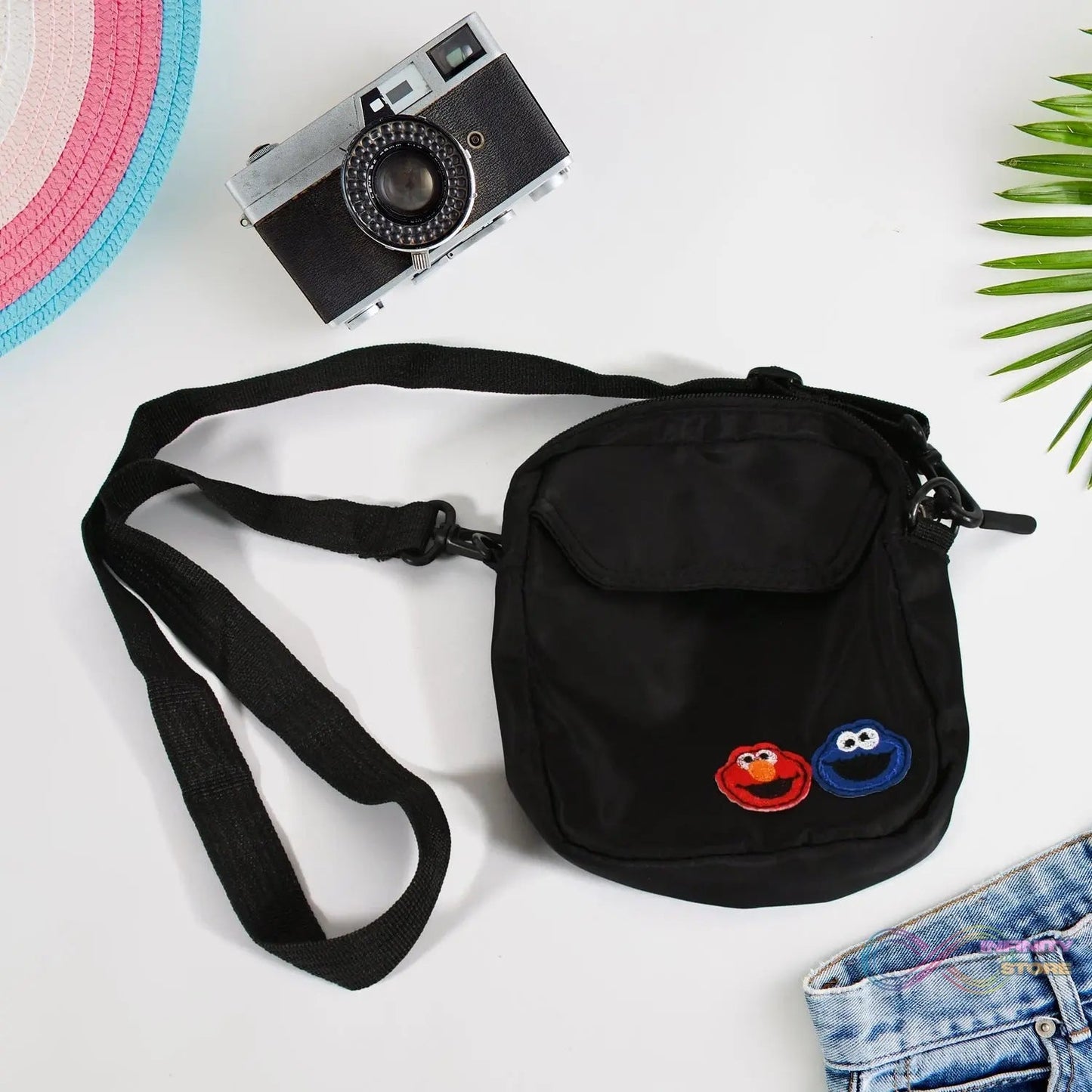 Women Nylon Joker Cute Messenger Bag Shoulder Bag Small Square Bag - infinityexculsivestore.com