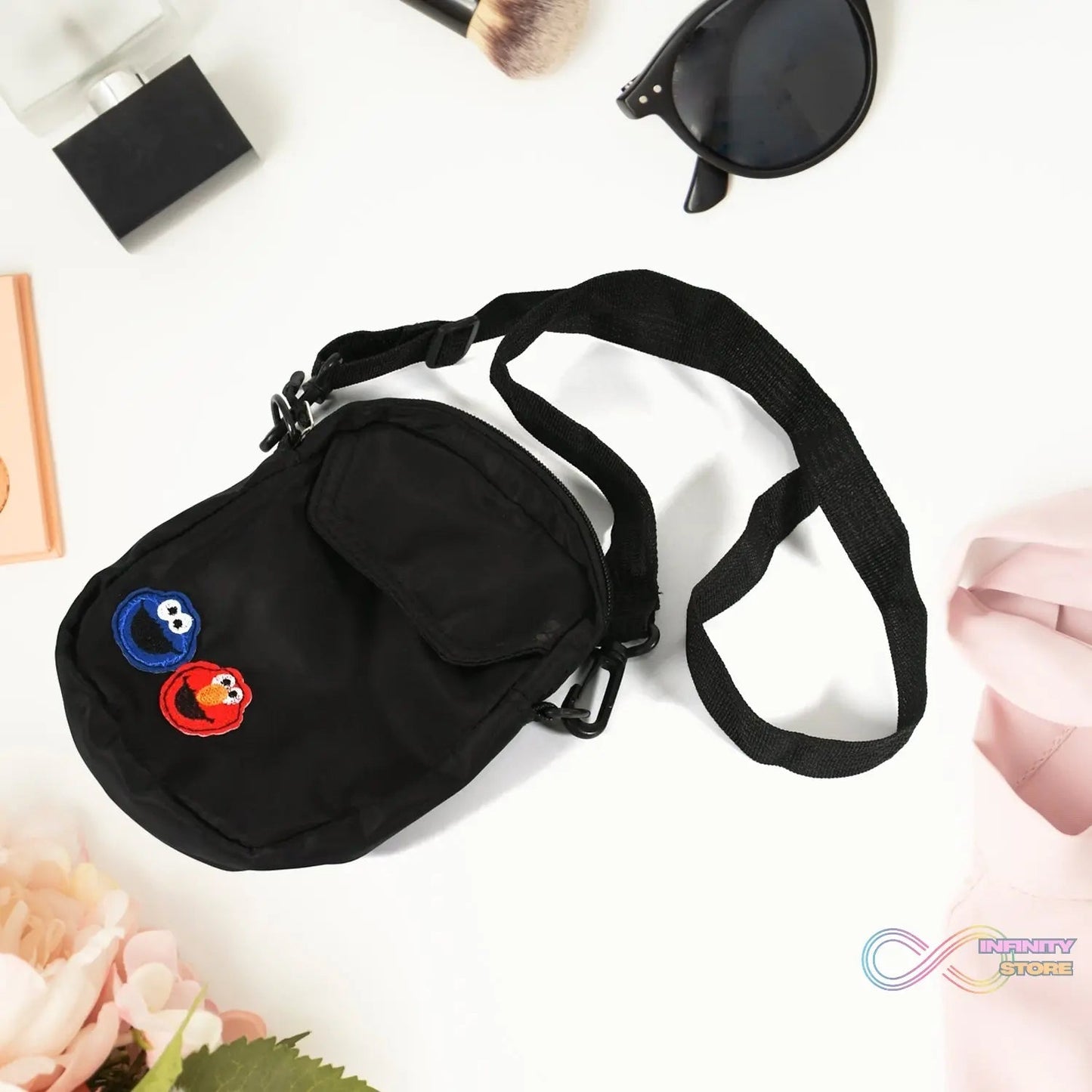 Women Nylon Joker Cute Messenger Bag Shoulder Bag Small Square Bag - infinityexculsivestore.com