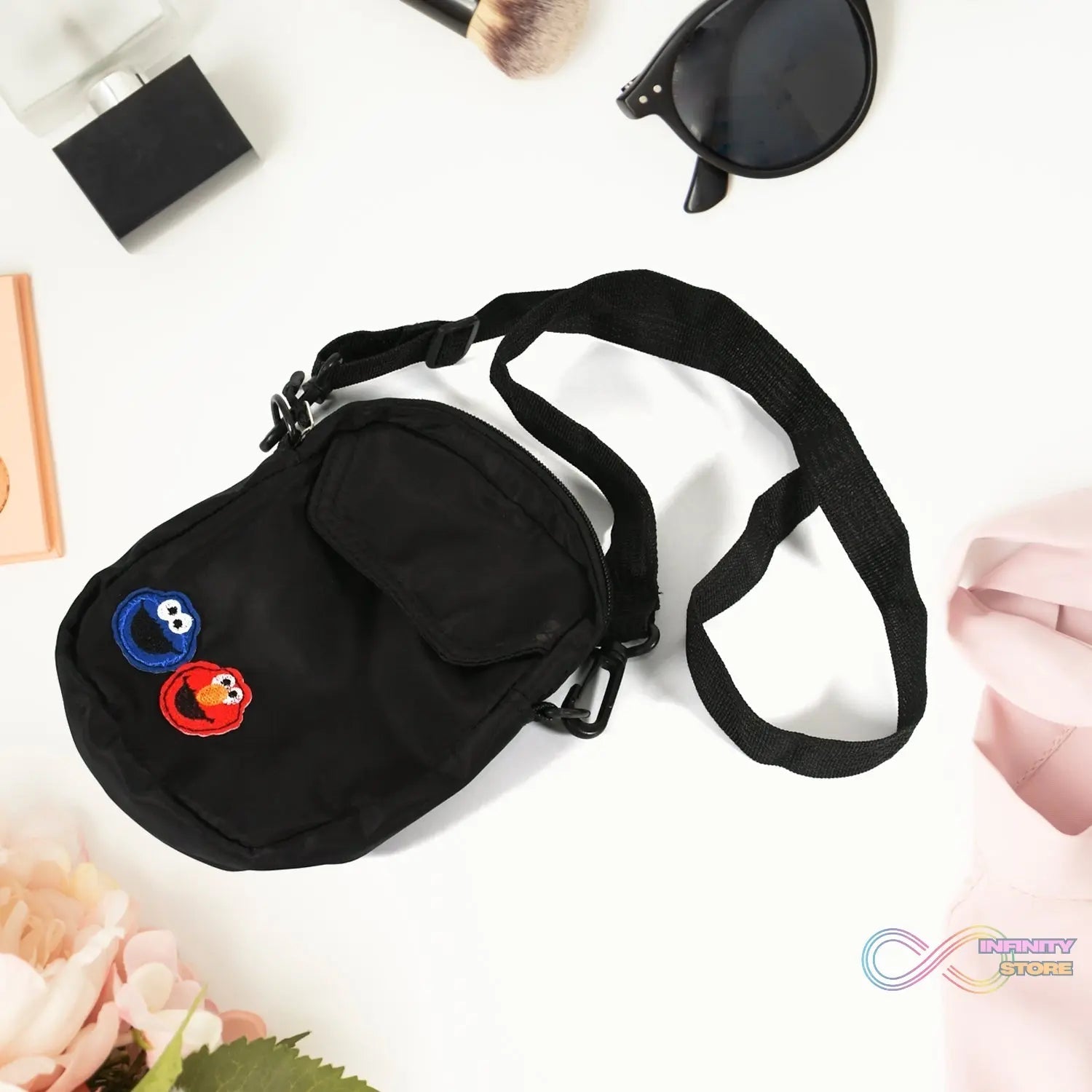 Women Nylon Joker Cute Messenger Bag Shoulder Bag Small Square Bag - infinityexculsivestore.com