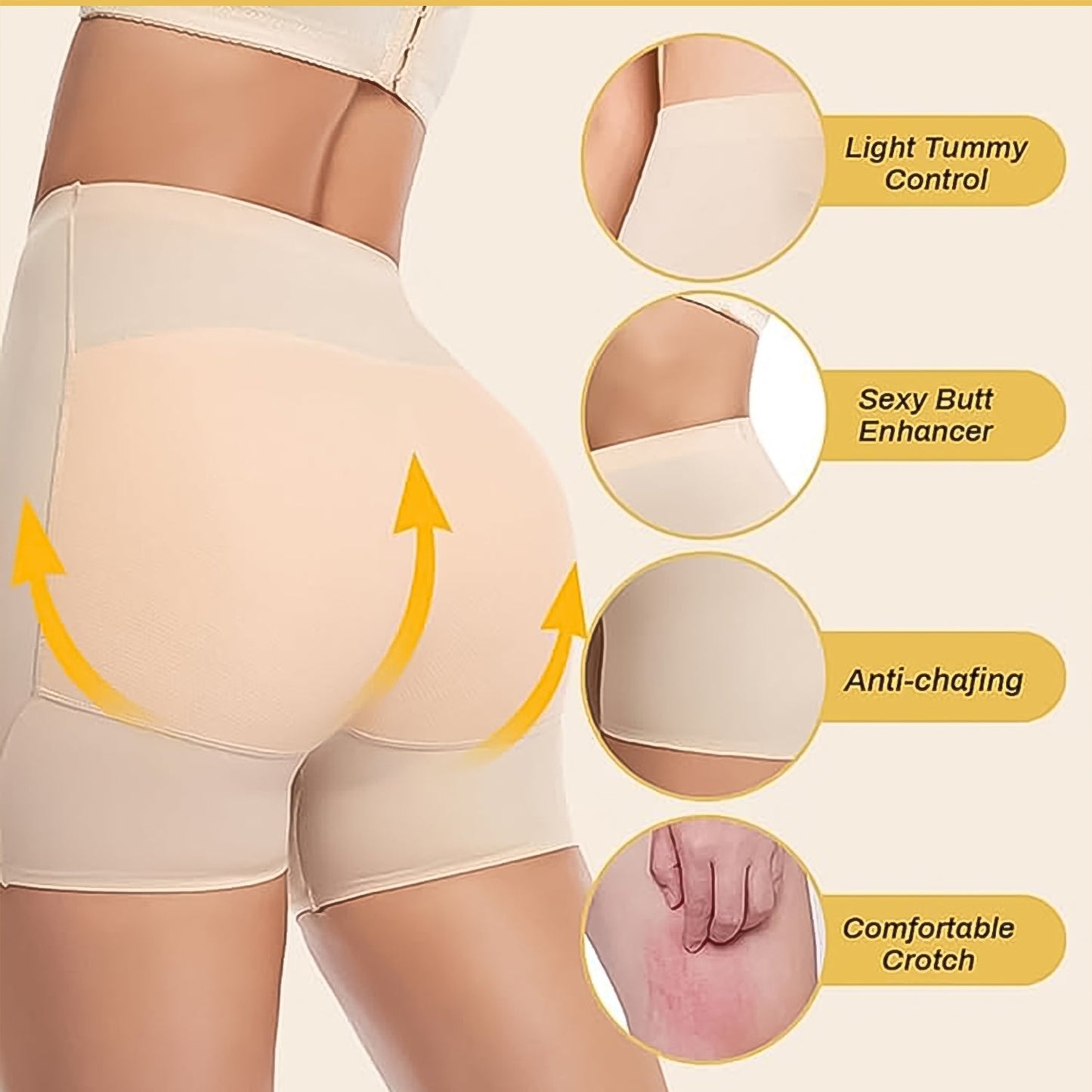 Women's Butt Lifter Padded Underwear, Hip Pads Body shaper Control Knickers Hip Pad (1 pc / Medium) - infinityexculsivestore.com