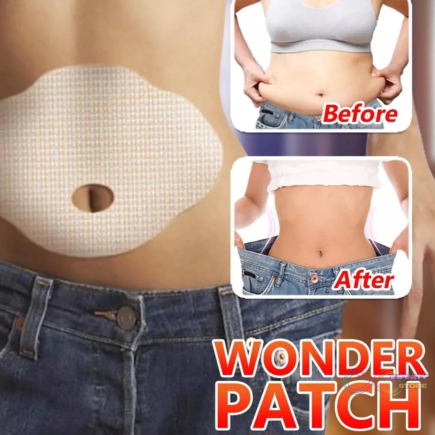 Wonder Patch Quick Slimming Patch Belly Slim Patch Abdomen Fat burning Navel Stick Slimer Face Lift Tool - infinityexculsivestore.com