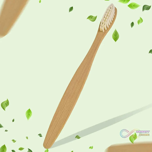 Wooden / Bamboo Brush Toothbrush Ultra Soft Bristles (1 Pc) - infinityexculsivestore.com