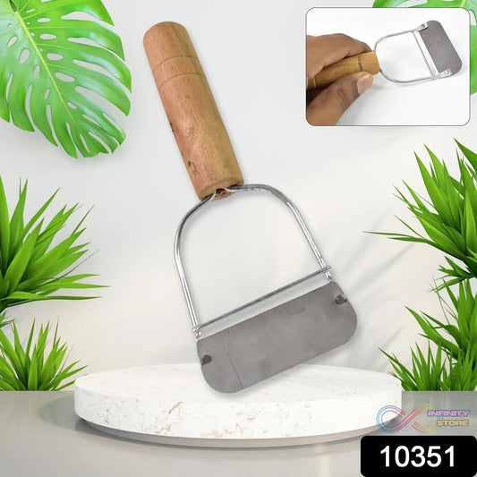 Wooden Handle Metal Vegetable Cutter, Peeler, Slicer (1 Pc / B Grade) - infinityexculsivestore.com