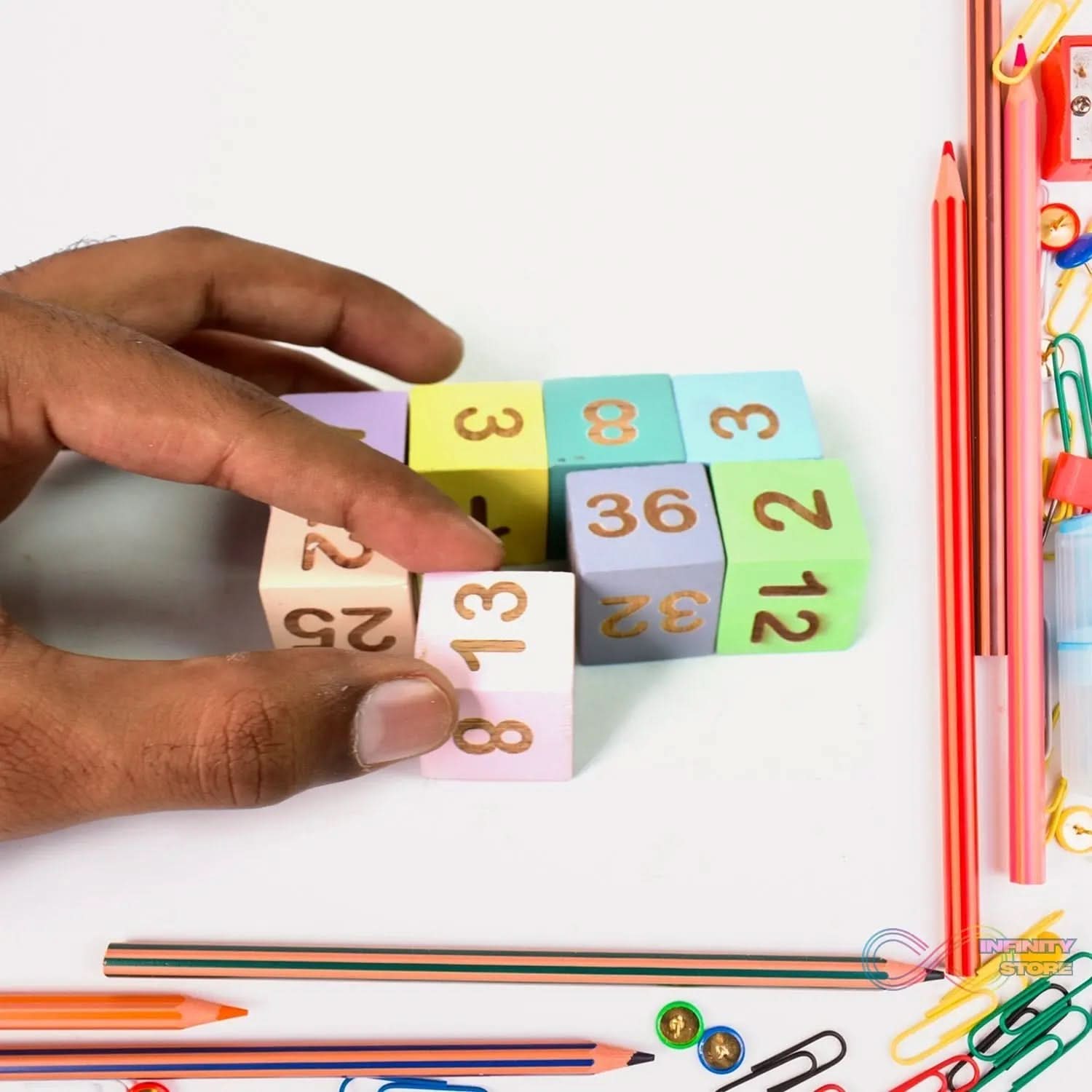 Wooden MathTime for Kids - Educational Math Card Game - infinityexculsivestore.com