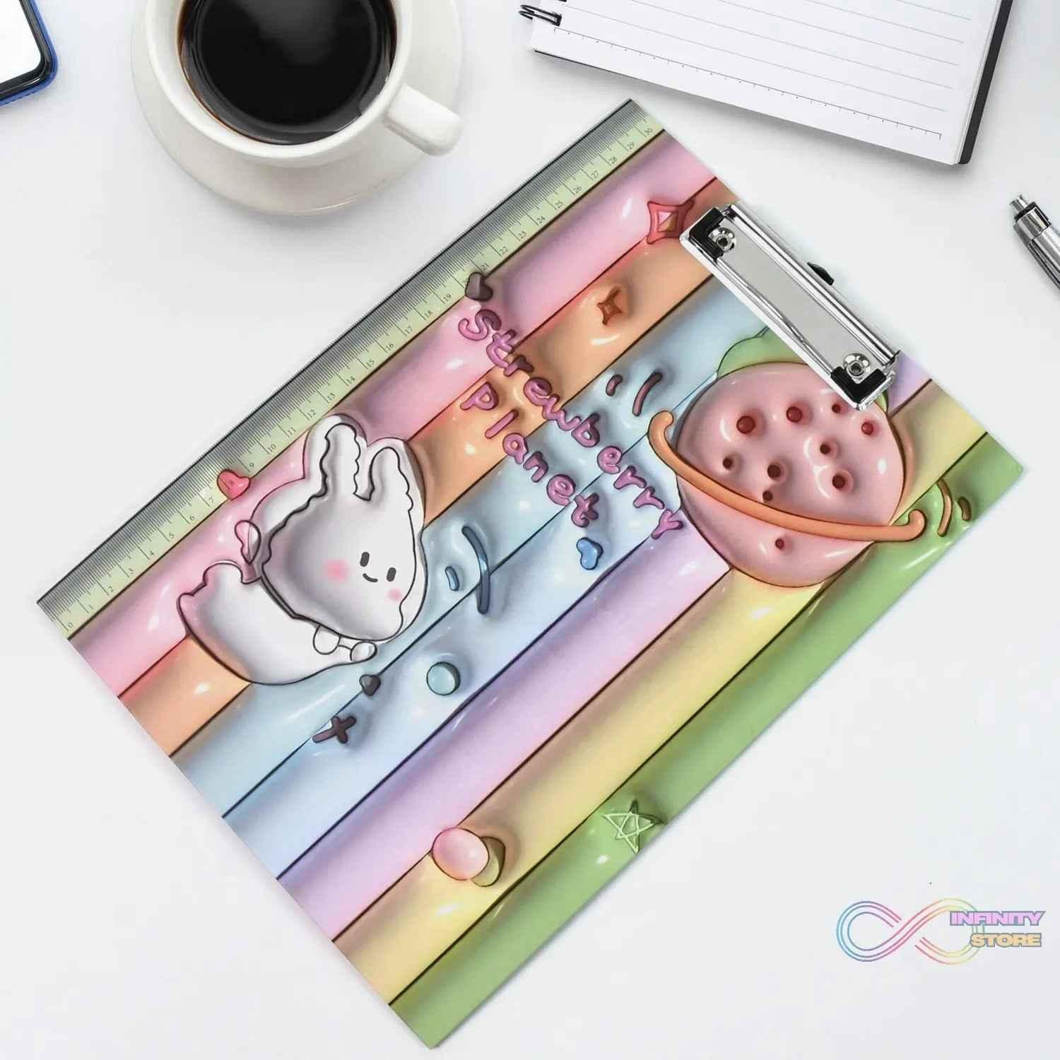 Wooden Paper Clipboard Writing Pad with Clip (1 Pc / 31×22 Cm) - infinityexculsivestore.com