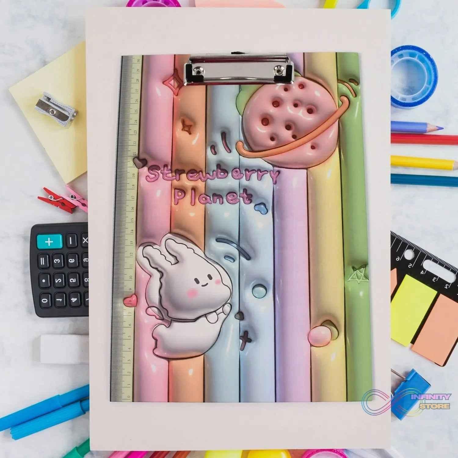 Wooden Paper Clipboard Writing Pad with Clip (1 Pc / 31×22 Cm) - infinityexculsivestore.com